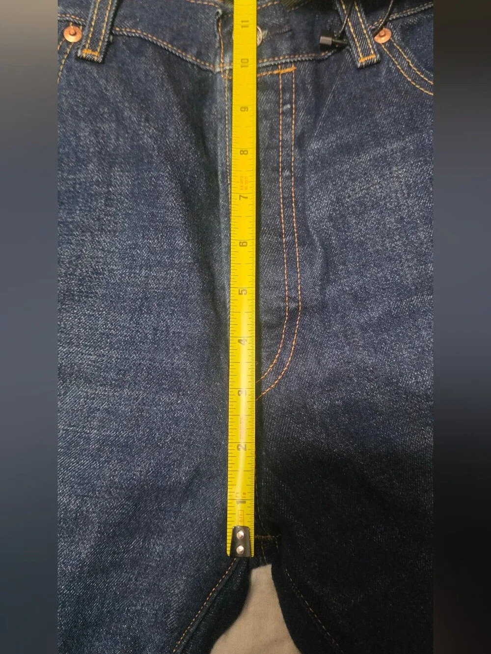 Levis Mens 501 Relaxed Selvedge Jeans Dark Wash Size 34 X 32 NWT